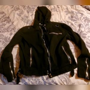 Tripp nyc jacket/hoodie with removable hood. Size XL (juniors)